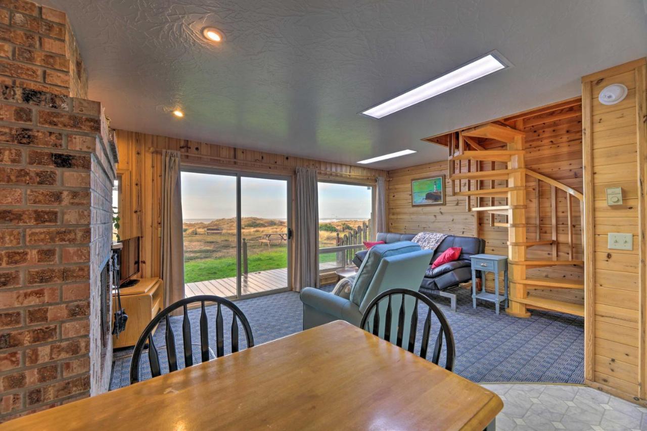 Sanderling Sea Cottages, Unit 3 With Private Balcony Waldport Dış mekan fotoğraf
