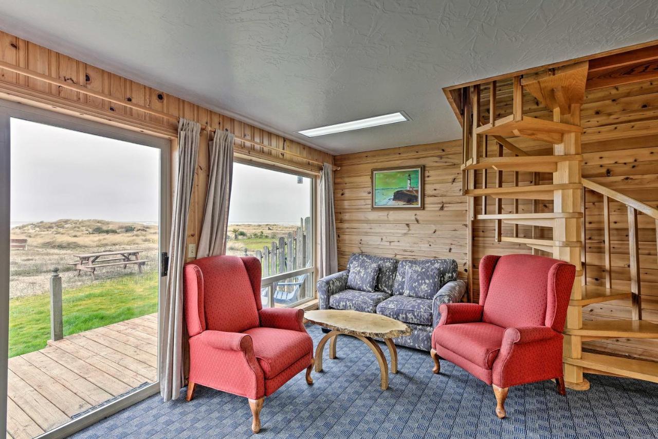Sanderling Sea Cottages, Unit 3 With Private Balcony Waldport Dış mekan fotoğraf