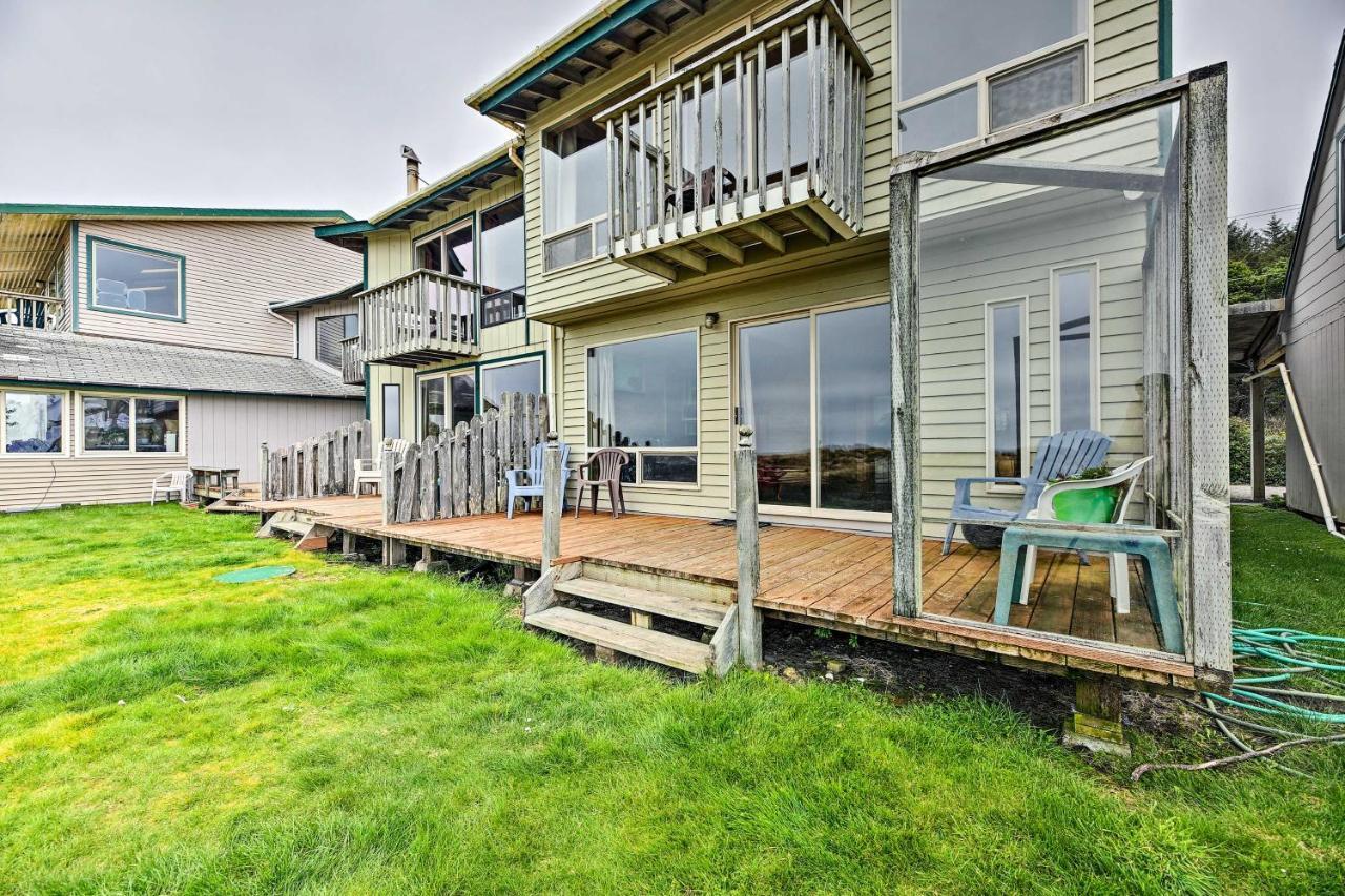 Sanderling Sea Cottages, Unit 3 With Private Balcony Waldport Dış mekan fotoğraf